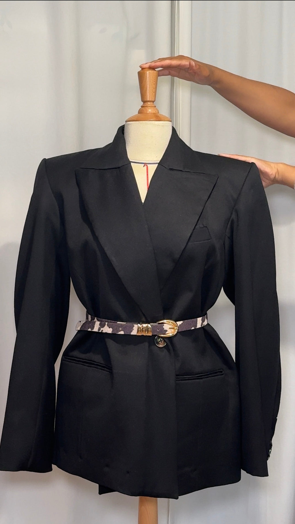 Blazer Oversize Signature — Terra Obscura - Noir