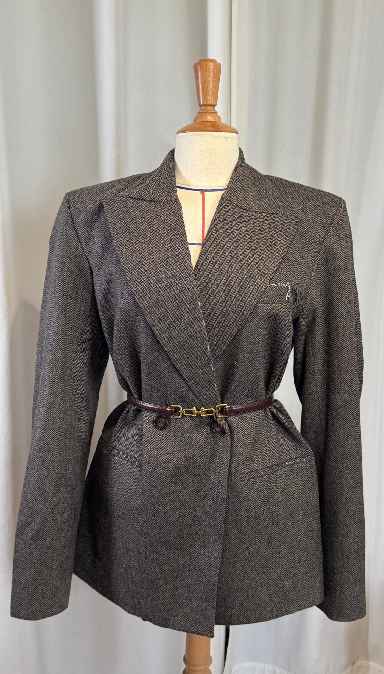 Blazer Oversize Signature — Terra Obscura - Marron