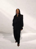Blazer Oversize Signature — Terra Obscura - Noir