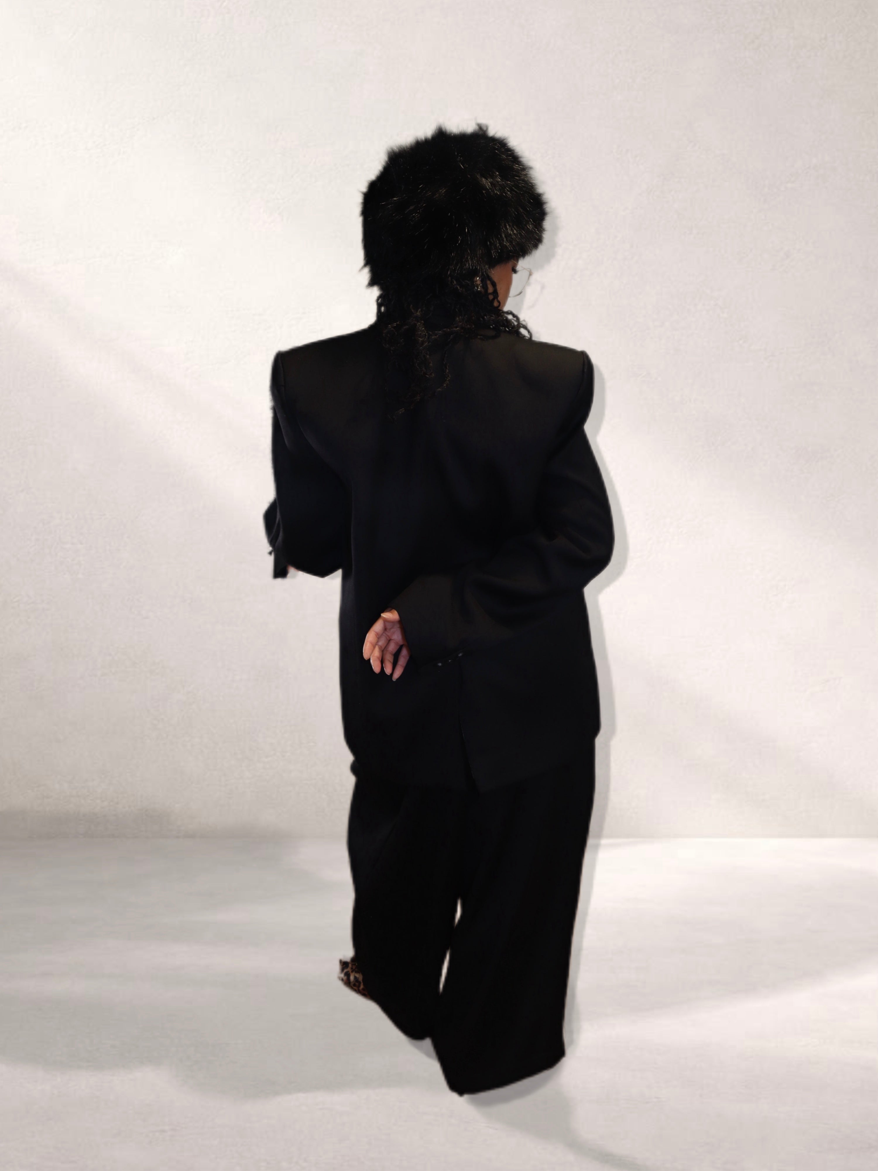 Blazer Oversize Signature — Terra Obscura - Noir