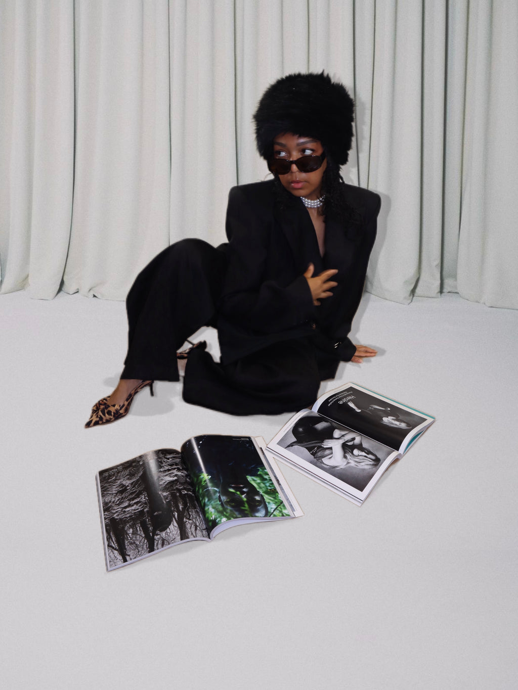 Blazer Oversize Signature — Terra Obscura - Noir